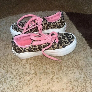 Lama leopard kids tennis shoes